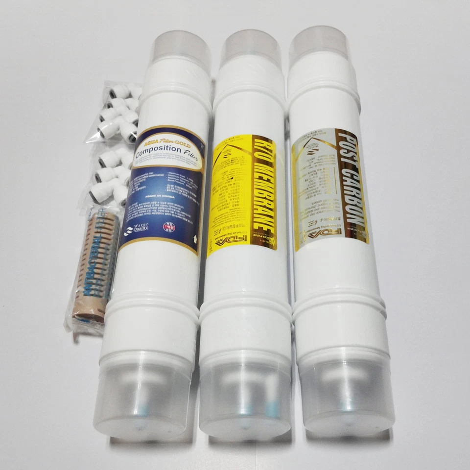 4pcs Compatible Replacement Filter Set for Coway CHP-06EL/ER/EU Water Purifier - Image 1 of 1