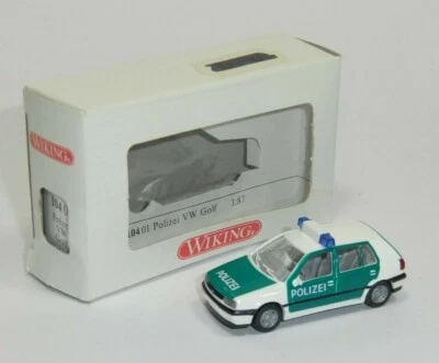 Wiking - VW Golf "Polizei", Nr. 104 01, H0, in OVP - C309/B18 - Bild 1 von 4