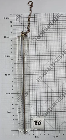 Venetian Murano part clear ‘triedi’ prism for Venini and other chandeliers Cover