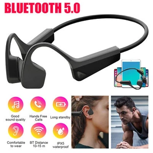 Wireless Flexible Bone Conduction Headset Bluetooth5.0 Sport Open Ear Headphones - Picture 1 of 17