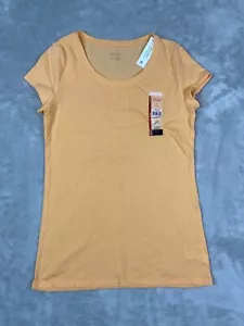 No Boundaries Juniors T-Shirt Short Sleeve Peach Jelly Crewneck M (7-8) - Picture 1 of 6