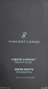 Vincent Longo Liquid Canvas Healthy Fluid Sheer Matte Foundation - Golden Sienna - Picture 1 of 2