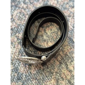 BRIGHTON BELT B31573 SCHWARZ (M) ~ Schiebegürtel mit Metallbeschlägen und gemischten Breiten - Bild 1 von 7