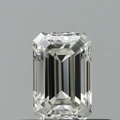 0.40 Ct GIA CERTIFIED Natural Diamond H/VS Clarity Loose Emerald 5x3 mm Size - Image 1 of 4