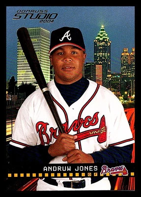 2004 Donruss Studio #17 Andruw Jones - Image 1 of 2