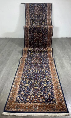 Schöner Sarough GEREINIGT Orientteppich Perserteppich Teppich 472cmx95cm G0241 - Bild 1 von 4