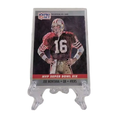 Tarjeta Pro Set Joe Montana MVP Super Bowl X1X 1990 #19 casi como nueva Foto 1 de 4