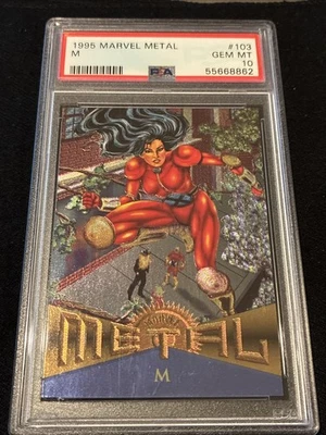 1995 Marvel Metal - #103 M - PSA 10 GEM MINT - Image 1 of 2