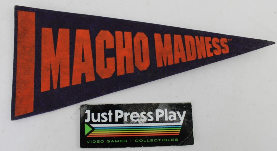 Bandera Bandera Macho Macho Man Randy Savage 9" ¡Extremadamente Rara! Foto 1 de 4