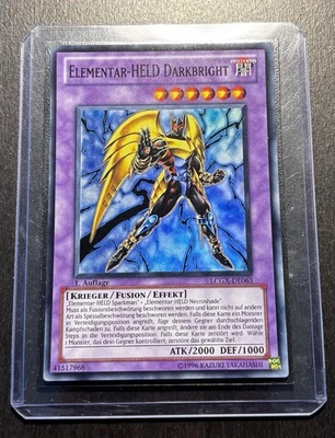 Yu-Gi-Oh! ElementarHELD Darkbright LCGX Super Rare Near Mint 1st - Bild 1 von 4