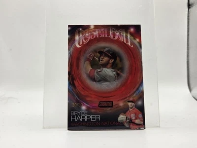 2015 TOPPS BRYCE HARPER STADIUM CLUB 30/30 CRYSTAL BALL GOLD CASE HIT SSP - Image 1 of 3