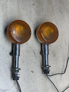 1981 Yamaha Virago XV750 Rear Turn Light Signals Left Right Pair OEM Good - Picture 1 of 10