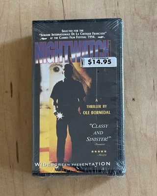 NIGHTWATCH aka NATTEVAGTEN (1994) Sealed VHS Anchor Bay Danish Horror Shocker - Image 1 of 4