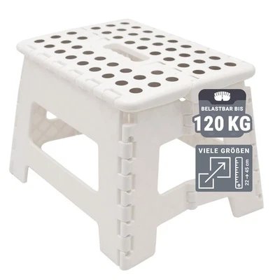 Faltbarer Klapphocker Klapptritt Fußbank Tritthocker Falthocker - Bild 1 von 2