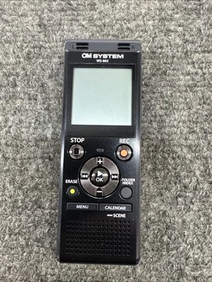 Black Olympus OM System WS-883 Digital Voice Recorder - Image 1 of 4