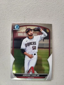 Bowman Jordan Lawler Chrome Prospects Base 2023 #BCP-92 Arizona Diamondbacks casi nuevo - Imagen 1 de 2