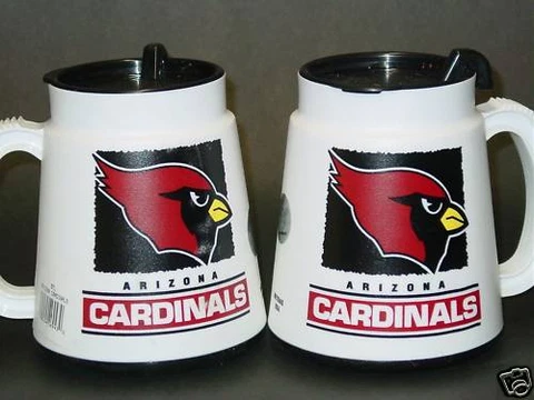 NFL Arizona Cardinals 20 oz. Travel Mug, NEW Cover