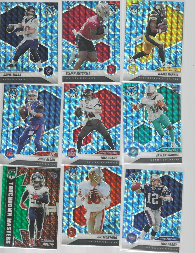 2021 Panini Mosaic Football - RC - Inserts - Pink Camo - Green - Mosaic - Silver - Image 1 of 1