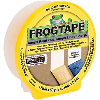 Лента малярная деликатная FROGTAPE 280222 с блоком краски, 1,88 дюйма - Изображение 1 из 4