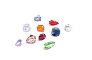10 Pcs Multi Quartz Cabochon Fancy Shape, Small Size Multi Quartz Cabochon A76 - Picture 1 of 8