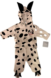NWT Vtg Disney 101 Dalmatians 2- Piece Costume Outfit with removable hood 3-6 Mo - Picture 1 of 13