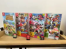 Nintendo Switch Spiele Auswahl - Super Mario Odyssey Animal Crossing Splatoon 2