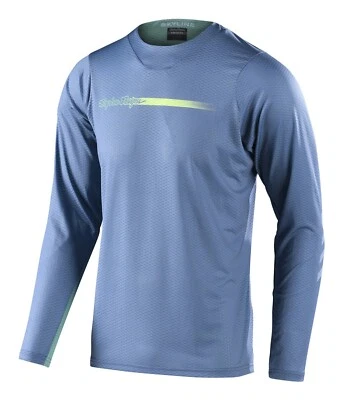 Troy Lee Designs TLD Men's Skyline Air Long Sleeve Jersey Channel Grey Medium - Image 1 of 3