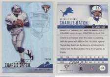 2001 Pacific Private Stock Titanium Red /58 Charlie Batch #44