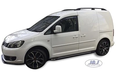Front Wind Deflectors 2pc Set TINTED HEKO for VW Caddy 2003 - 2020