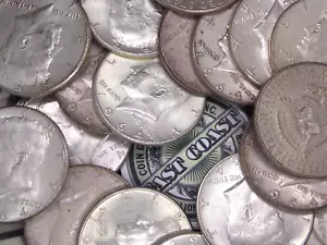 Medio dólar 1964 $10 FV (Rollo 20) 90 % plata *KENNEDY* 50c circulado ECC&C Inc - Imagen 1 de 2
