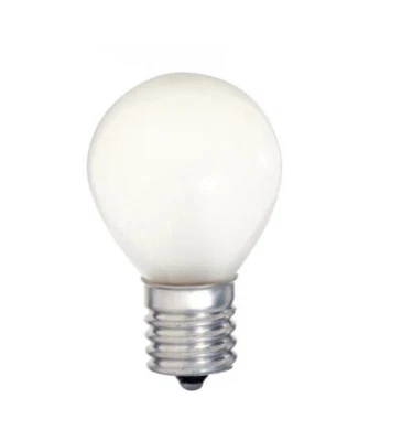 SATCO S3622 10 W FROSTED NIGHT LIGHT BULB S11 E17 / INTERMEDIATE BASE - Image 1 of 2