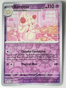 REVERSE HOLO Alcremie 065/142 NM / M Stellar Crown Pokemon Card $2 Combined Ship - Picture 1 of 2