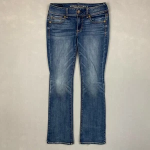 Pantalones de mezclilla American Eagle súper elásticos 2R tiro azul elástico 26x31 - Imagen 1 de 12