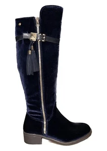 Botas de mujer Xti botines, cremallera, azul, terciopelo, talla 37 - Imagen 1 de 4