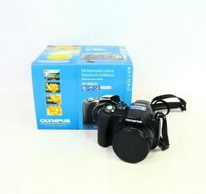 Olympus SP-565 UZ Compact Digital Camera Black Boxed - Picture 1 of 12