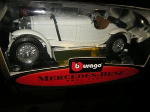 1:18/1:16 Bburago Mercedes-Benz SSKL 1931 blanco/blanco en embalaje original - Imagen 1 de 2