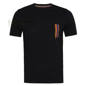 PAUL SMITH HERREN SS KÜNSTLERISCHES GESTREIFTES T-SHIRT LIMITIERTE AUFLAGE SMALL UK war £130 - Bild 1 von 6