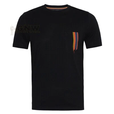 CAMISETA A RAYAS ARTÍSTICAS PAUL SMITH HOMBRE SS EDICIÓN LIMITADA PEQUEÑA UK Antes £130 Foto 1 de 4