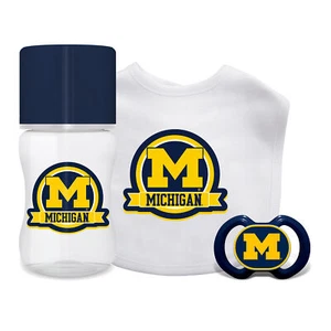 BabyFanatic - Michigan Wolverines - Officially Licensed NCAA 3-Piece Gift Set - Picture 1 of 4