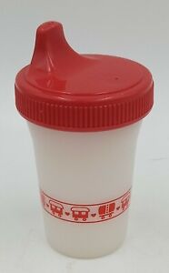 Rare Vintage 1990"s Playtex 6oz Spill-Proof Cup Red Sip Spout 1995