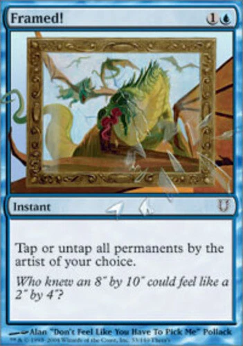 Framed! ~ Near Mint Unhinged MTG Magic UltimateMTG Blue Card - Image 1 of 1