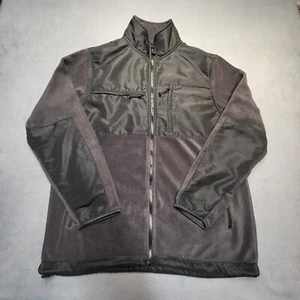 Beverly Hills Polo Club Jacket Mens L Black Full Zip Fleece - Picture 1 of 8