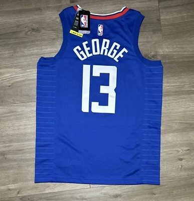 Paul George Los Angeles Clippers Blue Nike Vaporknit Jersey Men’s M 44 NWT - Image 1 of 4