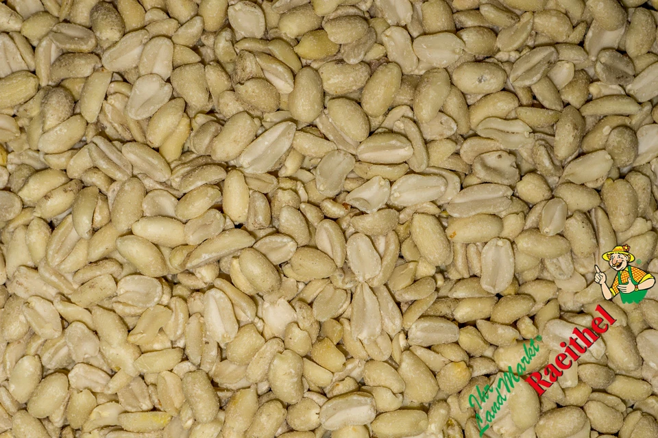 (5,62€/kg) Erdnüsse halbiert halbe 2,5 kg blanchiert Wintervogel Wildvogelfutter - Bild 1 von 1