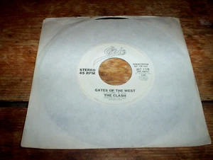 THE CLASH ( GATES OF THE WEST / GROOVY TIMES ) ORIG 1979 Epic WLP PROMO 45 VG+ - Picture 1 of 1