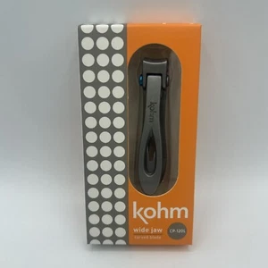 Kohm CP-120L Wide Jaw Toe Nail Clippers Thick Nails New Professional Heavy Duty - Picture 1 of 2