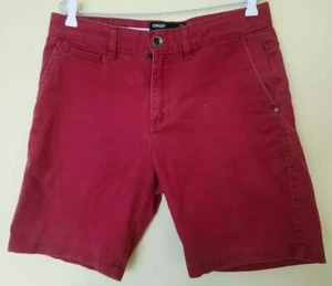 Vintage Oakley Sz 32 Maroon Cotton Chino Shorts Lovely Quality - Picture 1 of 8