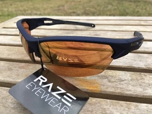 RAZE Eyewear Sonnenbrille Pursuit blau grau verspiegelt gold marineblau HD 35510 - Bild 1 von 12