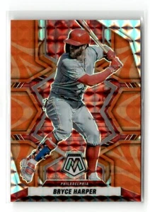 2022 Panini Mosaic - Bryce Harper #152 Reactive Orange Mosaic Prizm - Picture 1 of 2