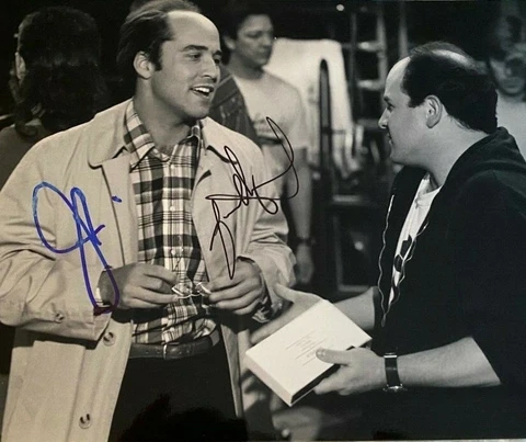 Jeremy Piven Jason Alexander signed autographed 8x10 photo Seinfeld Cover